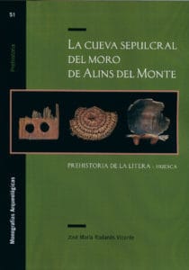 Primera de cubierta del libro 'La cueva sepulcral del moro de Alins del Monte'