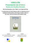 Cartel de la presentación de LITTERA 5 en Tamarite de Litera