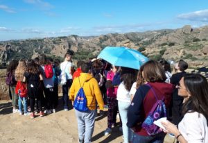 En el yacimiento de Els Castellassos (foto Paco Murillo)