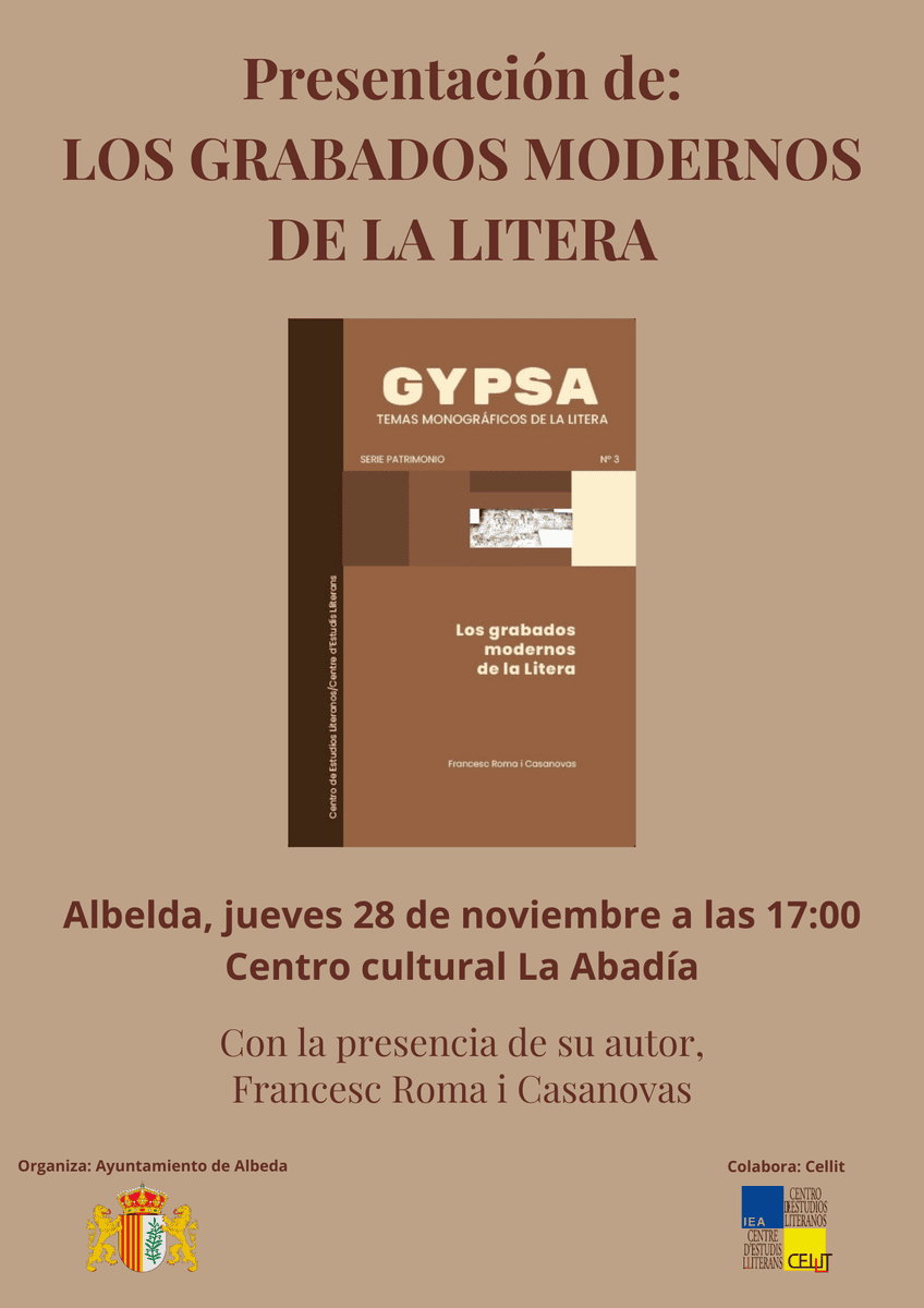 Presentación en Albelda de «Los grabados modernos de la Litera»