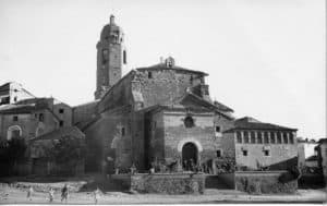 Albelda, 1957: iglesia (colección Delfina Esteve)