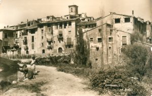 Camporrells, hacia 1950: la Roda (postal sin autor, fondo CELLIT)